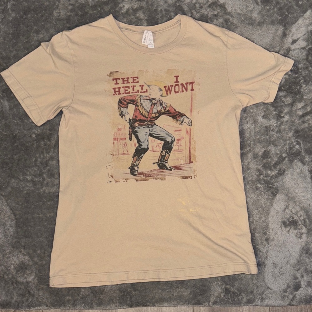 Bella Canvas Tan Graphic Tee